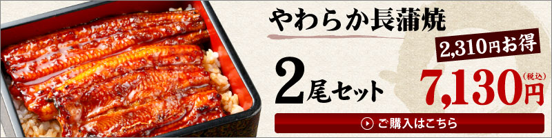 やわらか長蒲焼2尾