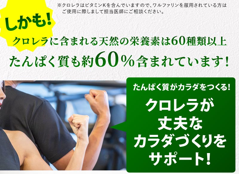 クロレラのタンパク質