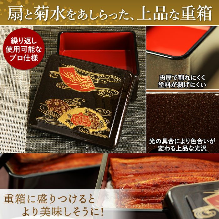 モンドセレクション金賞国産うなぎ蒲焼2尾＆重箱セット | 大五うなぎ